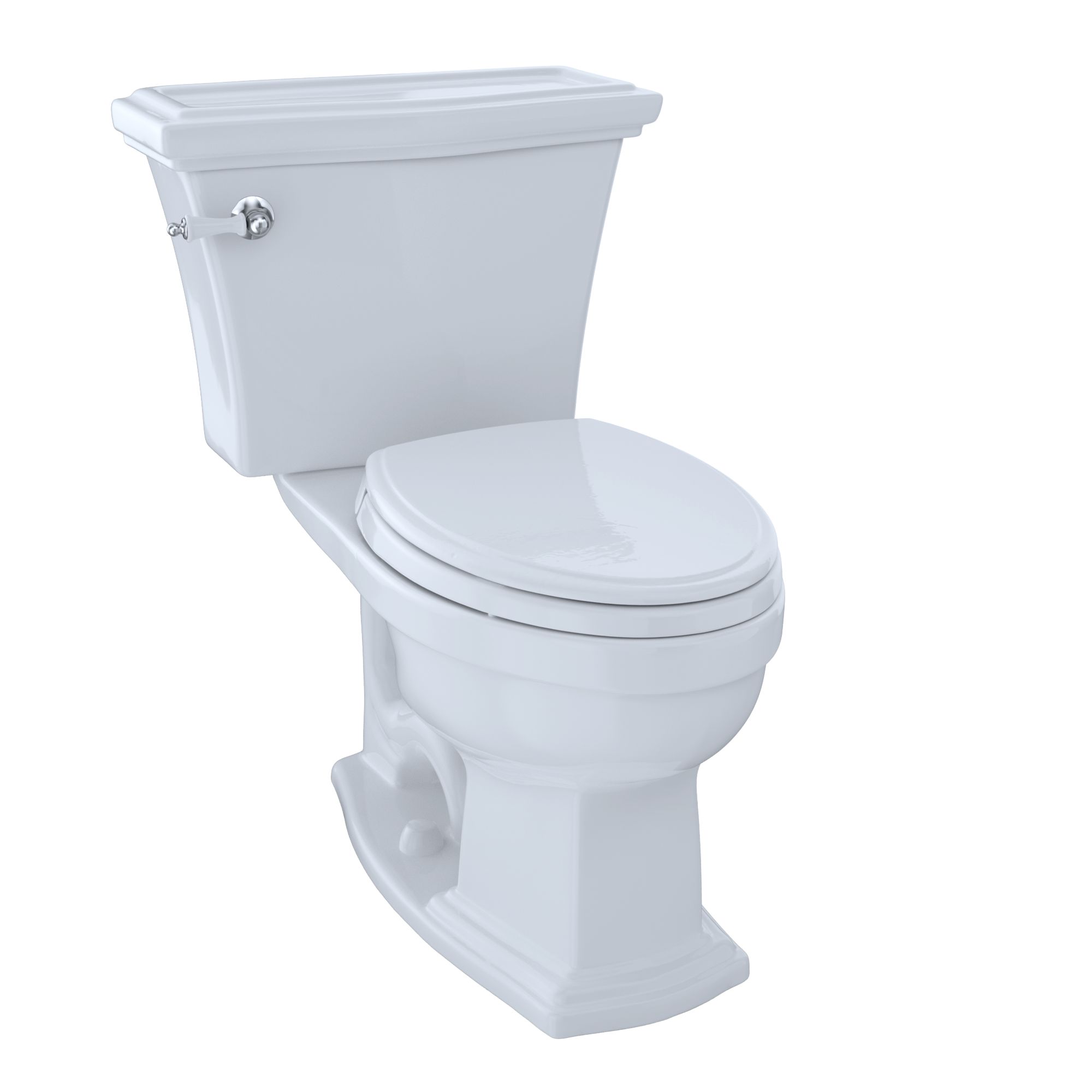 Eco Clayton® Two-Piece Toilet, 1.28 GPF, Elongated Bowl