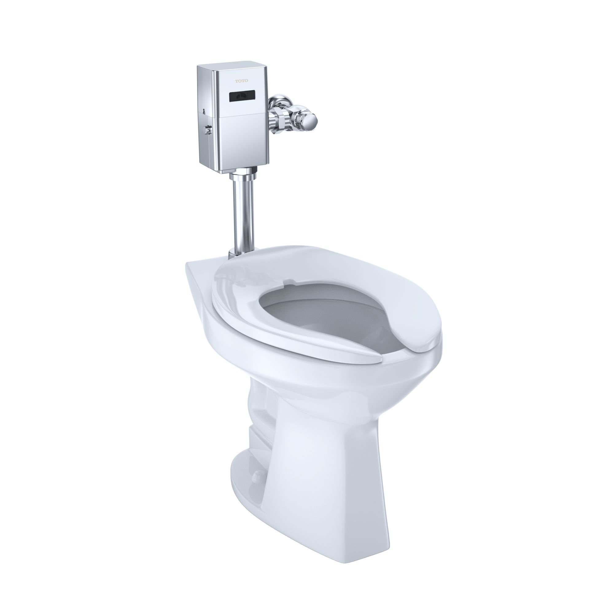 Commercial Flushometer High Efficiency Toilet, 1.28 GPF, ADA Compliant, Elongated Bowl