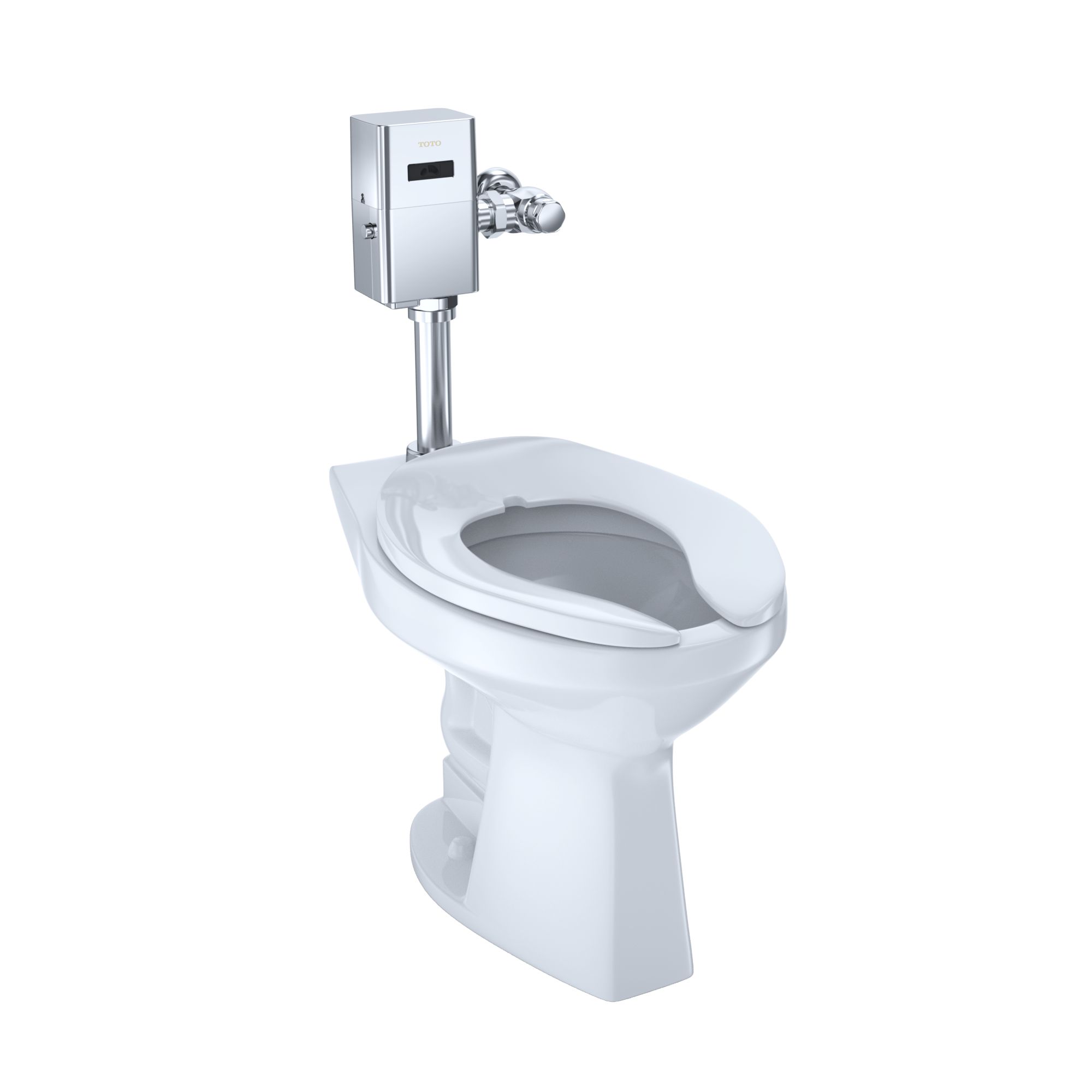 Commercial Ultra-High Efficiency Toilet, 1.0/1.28/1.6 GPF, ADA, Elongated Bowl - CEFIONTECT (Reclaimed Water Option)