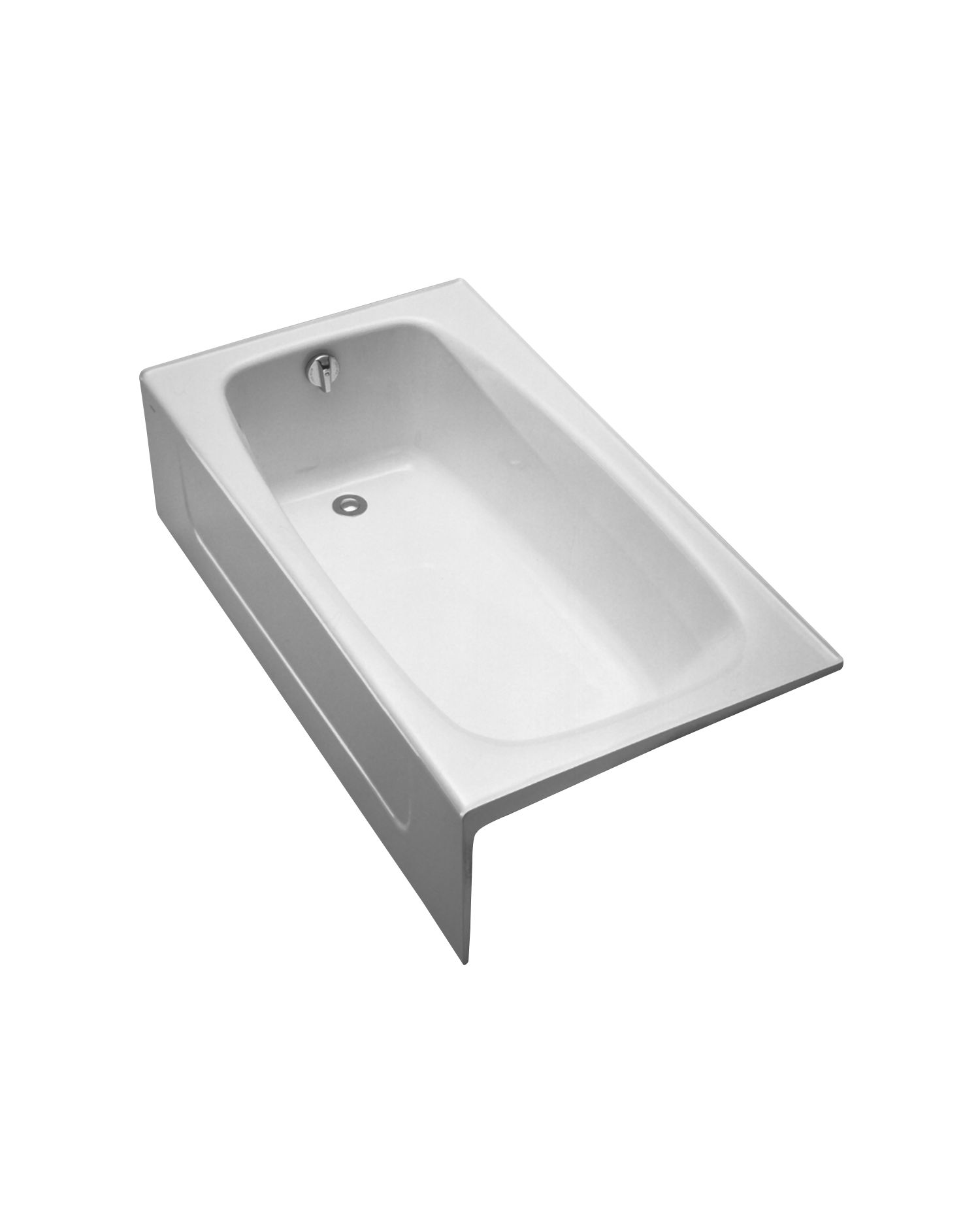Enameled Cast Iron Bathtub 593/4" x 32" x 163/4"