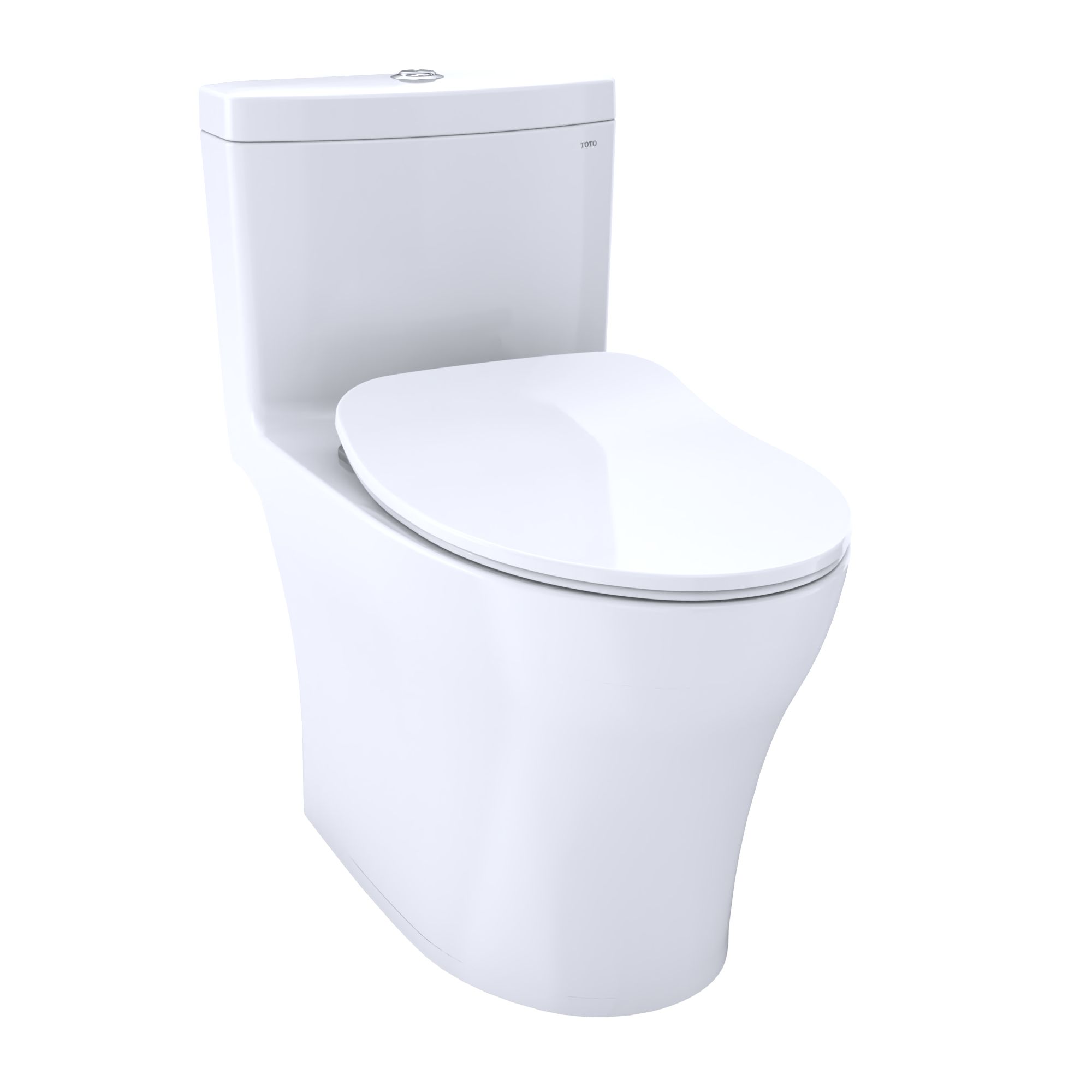 Aquia® IV One-Piece Toilet - 1.28 GPF & 0.8 GPF, Elongated Bowl - WASHLET+ Connection - Slim Seat