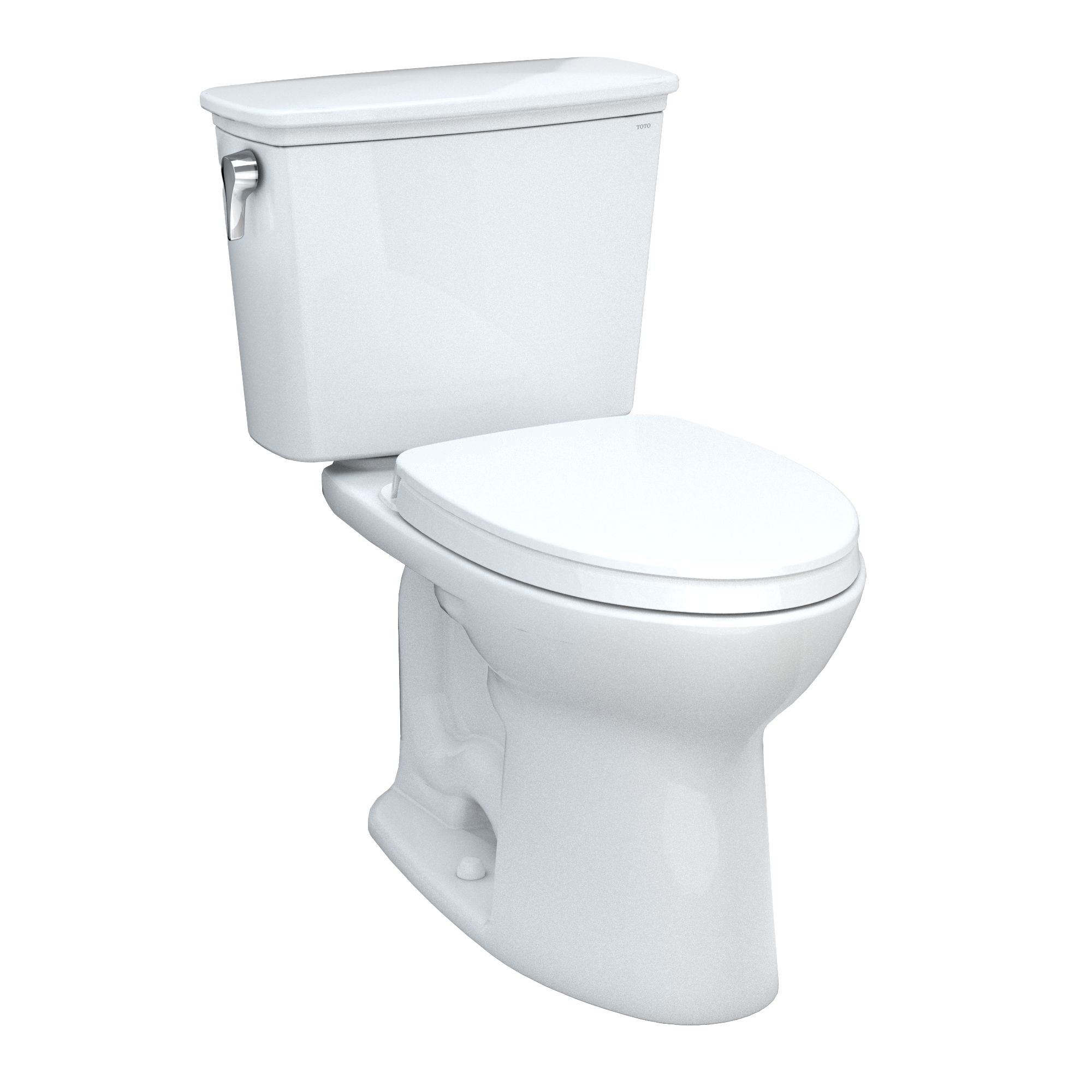 Drake® Transitional Two-piece Toilet, 1.28 GPF, Elongated Bowl - Universal Height - 10" Rough-In
