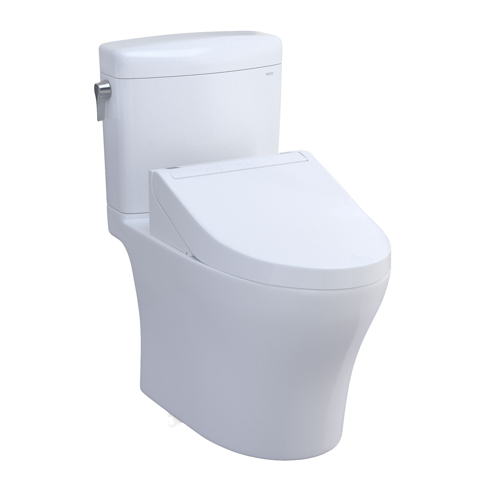 Aquia® IV Cube - WASHLET®+ C5 Two-Piece Toilet - 1.28 GPF & 0.9 