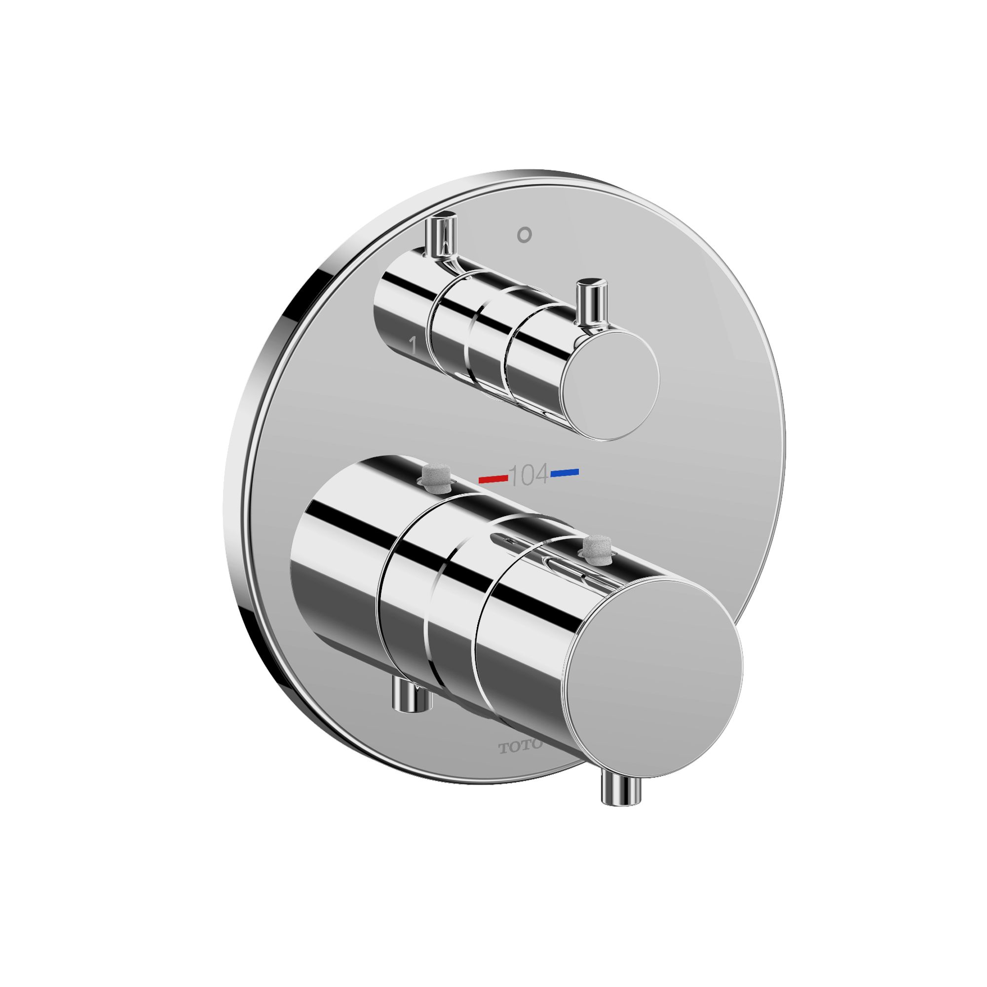 Thermostatic Mixing Valve with Two-way Diverterl Trim - Round